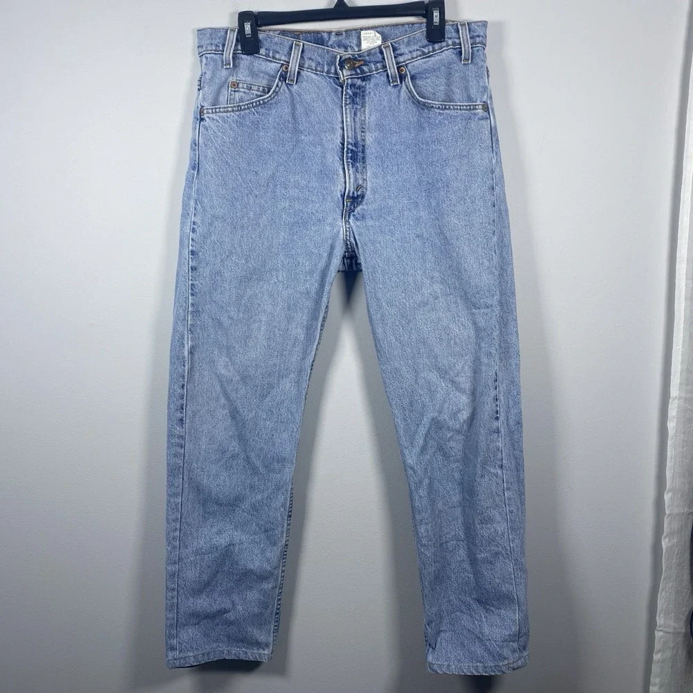 Vintage Men's Levi's 505 Jeans Regular Fit Straight Leg 34x30 Made‎ in USA 90's
